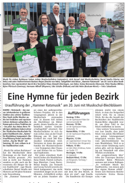 Eine Hymne f&uuml;r jeden Bezirk