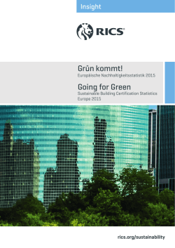 Gr&uuml;n kommt! Going for Green
