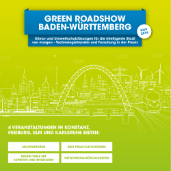 green roadshow baden-württemberg nov