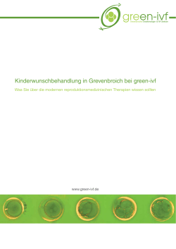 Unsere Kinderwunschbroschüre - green-ivf