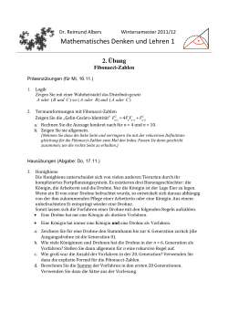 2. Übung - Mathematik in der Universität Bremen
