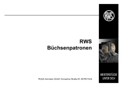 RWS Büchsenpatronenfertigung