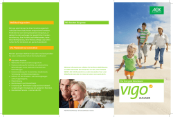 AOK-Wahltarif vigo select Ausland, deutsch &ndash; Faltblatt