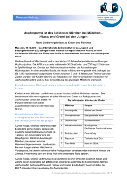 Die beliebtesten Märchen der Kinder