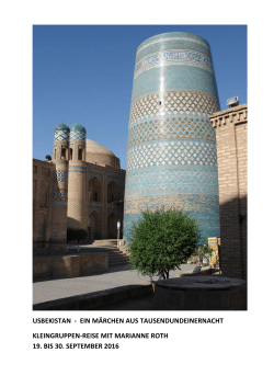 usbekistan - ein märchen aus