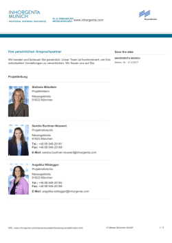 Ihre pers&ouml;nlichen Ansprechpartner