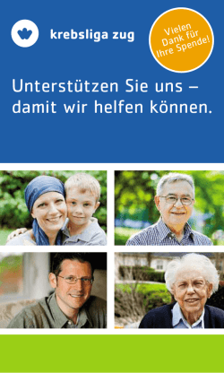 Unterst&uuml;tzen Sie uns &ndash; damit wir helfen k&ouml;nnen.