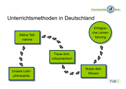 Unterrichtsmethoden in Deutschland