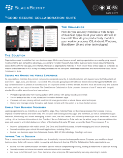 good secure collaboration suite