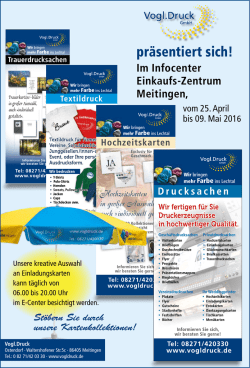 präsentiert sich!