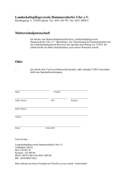 Landschaftspflegeverein Dummersdorfer Ufer e