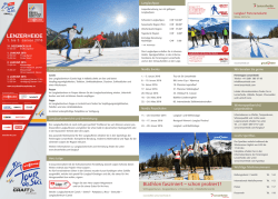 Langlauf Panoramakarte