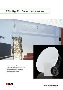 HighEnd Lautsprecher - OSPELT Elektro