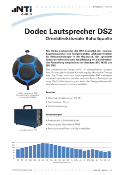 Dodec Lautsprecher DS2