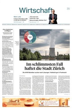 Im schlimmsten Fall haftet die Stadt Z&uuml;rich