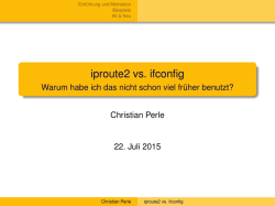 iproute2 vs. ifconfig - Chris` personal WWW page