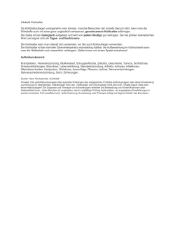 Infoblatt Kohlsalbe Da Kohlblattauflagen unangenehm sein k&ouml;nnen