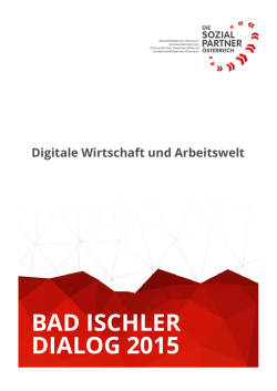 Bad ischler dialog 2015