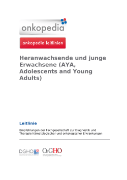 Heranwachsende und junge Erwachsene (AYA, Adolescents and