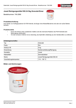 Jowat Reinigungsmittel 930.34 5kg Granulat-Eimer