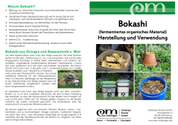 Anleitung zur Bokashiherstellung - EM
