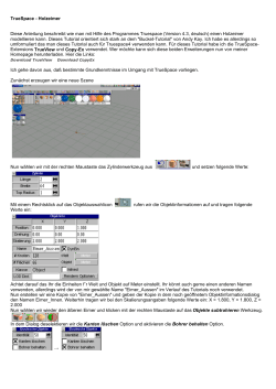 TrueSpace Tutorial - Eimer