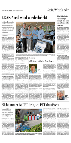 Schaffhauser Zeitung vom 02. Juli 2015