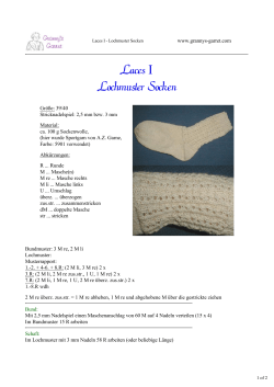 Lochmuster Socken I