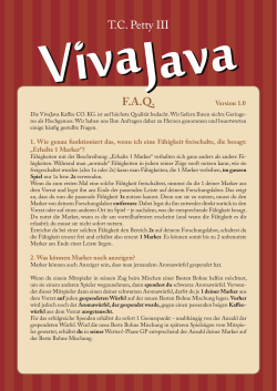 Viva Java - FAQ - Pegasus Spiele