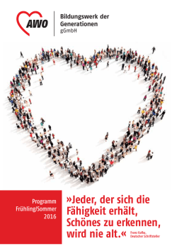 Jeder, der sich die F&auml;higkeit erh&auml;lt, Sch&ouml;nes zu erkennen