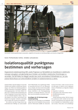 Isolationsqualit&auml;t punktgenau bestimmen und