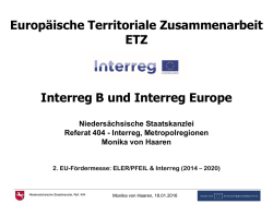 Interreg A - Hannover.de