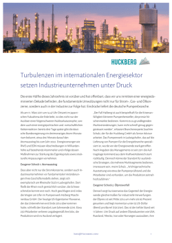 Eindr&uuml;cke liefert die deutsche Pumpenbranche.