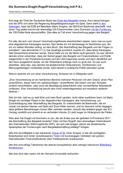 Die Summers-Draghi-Rogoff