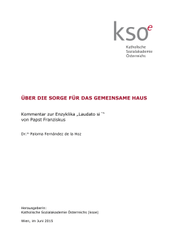 ksoe-Kommentar - Katholische Sozialakademie Österreichs