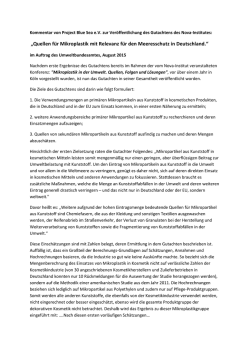Kommentar - Project Blue Sea e.V.