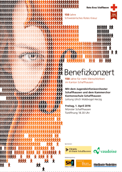 Benefizkonzert - Kantonalverband Rotes Kreuz Schaffhausen