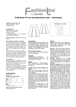 512B Rock •• von burdafashion.com – Anleitung - silkes