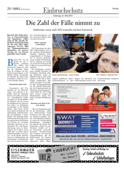Einbruchschutz - SWAT Security