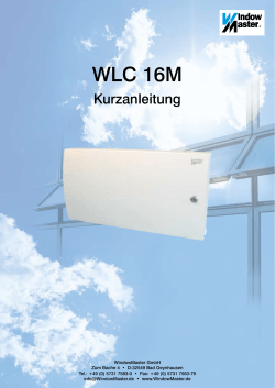 WLC 16M - WindowMaster