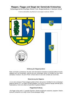 Wappen, Flagge und Siegel der Gemeinde Kretzschau