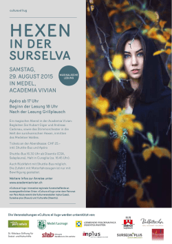 in der surselva - Academia Vivian
