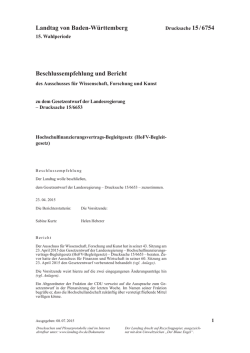 Drucksache 15/6754