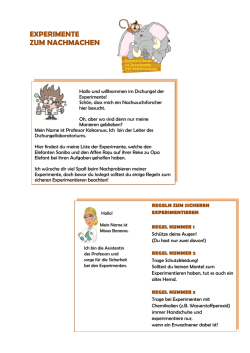 Dschungel der Experimente_Science Show