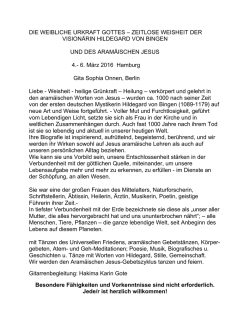 DIE WEIBLICHE URKRAFT GOTTES – ZEITLOSE WEISHEIT DER