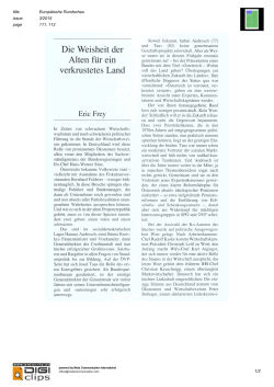 Die Weisheit der Alten f&uuml;r ein verkrustetes Land