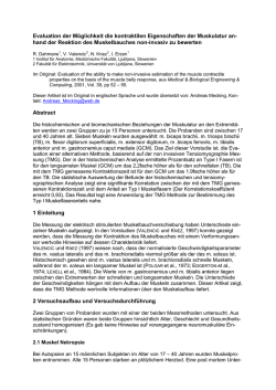 Histochemische Evaluation (Deutsch)
