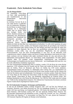 F – Paris: Kathedrale Notre-Dame