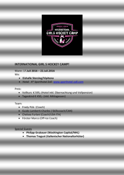 international girl s hockey camp!