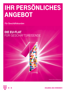 Ihr persönlIches angebot